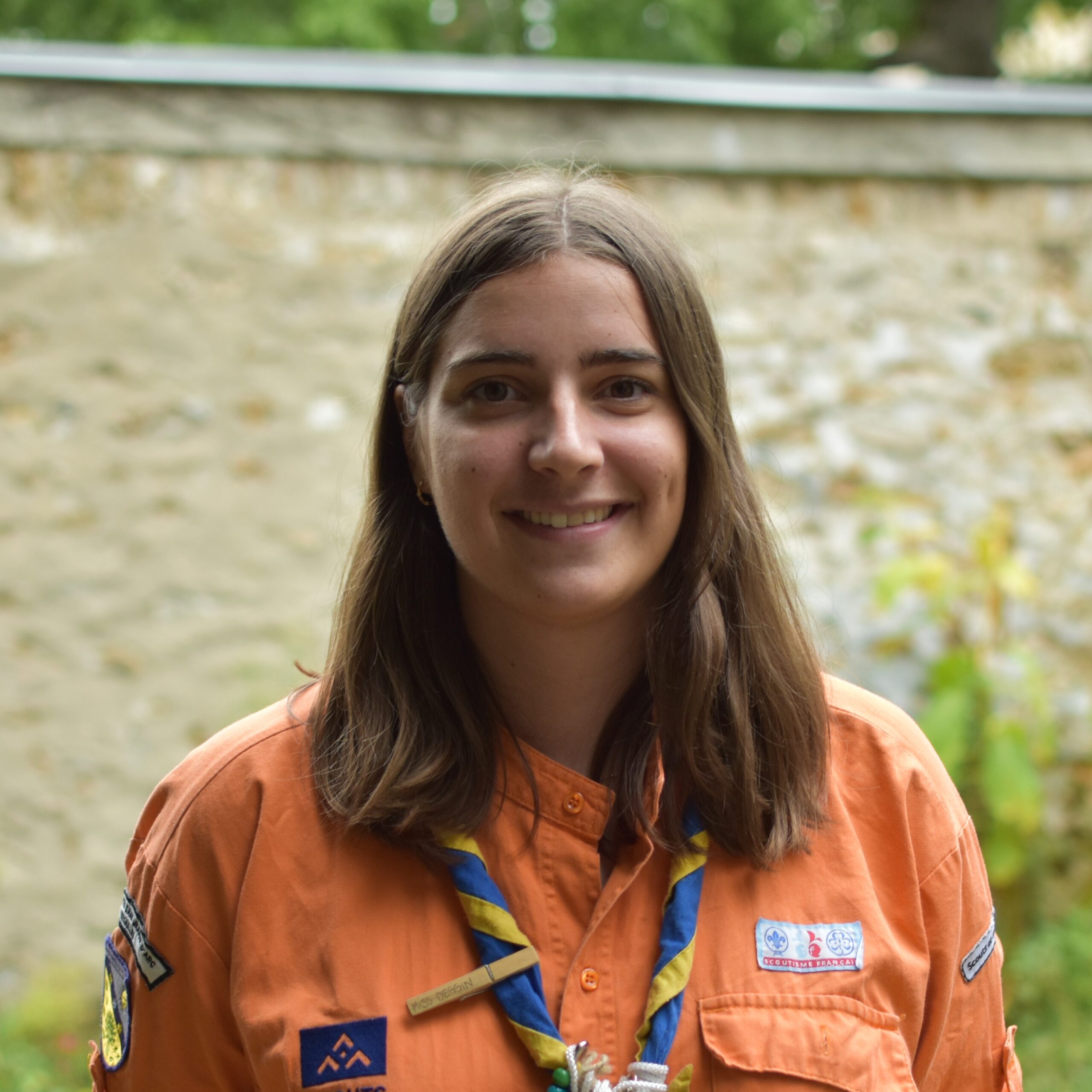 Emilie, responsable de la 2e Scouts-Guides
