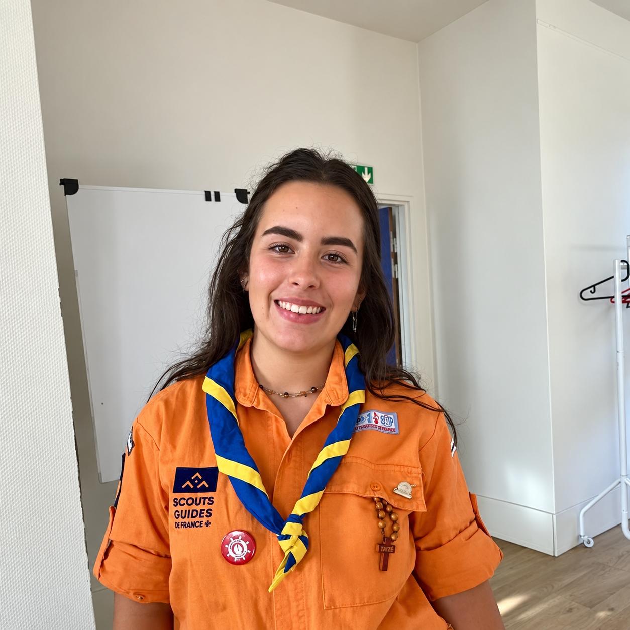 Taïna, responsable de la 1e Moussaillons