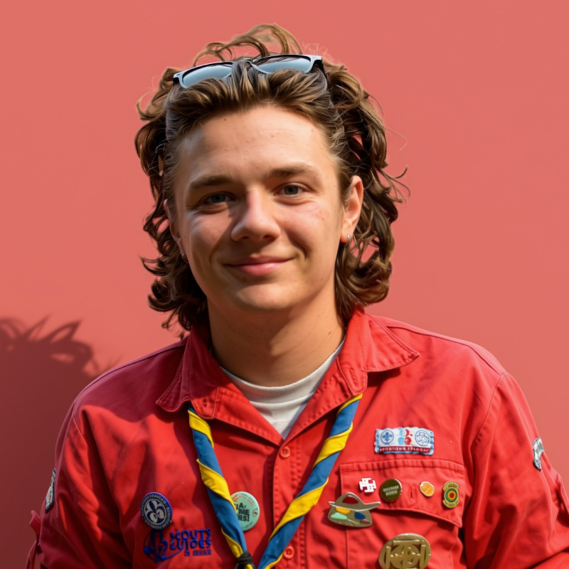 Clément, responsable de la 1re Pionniers-Caravelles-Marins