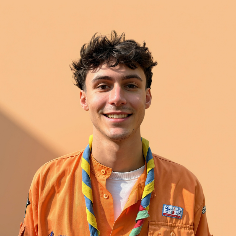 Sören, responsable de la 2e Louveteaux-Jeannettes
